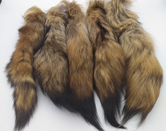 BrushWolf Pelt/Tail / Keychain Mounted