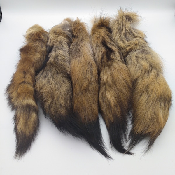 BrushWolf Pelt/Tail / Keychain Mounted