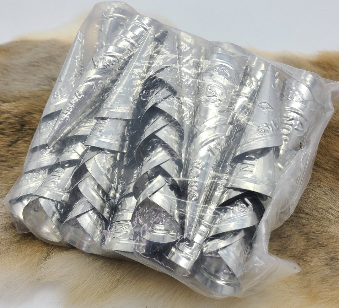 Jingle Cones, Mcpherson Brand Guaranteed, Used on Jingle Dresses and Regalia, Gold, Silver