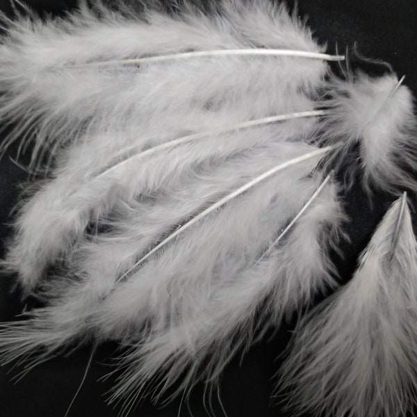 Feathers of various colors 10 gram packages (Turkey Down/Fluff Dyed)