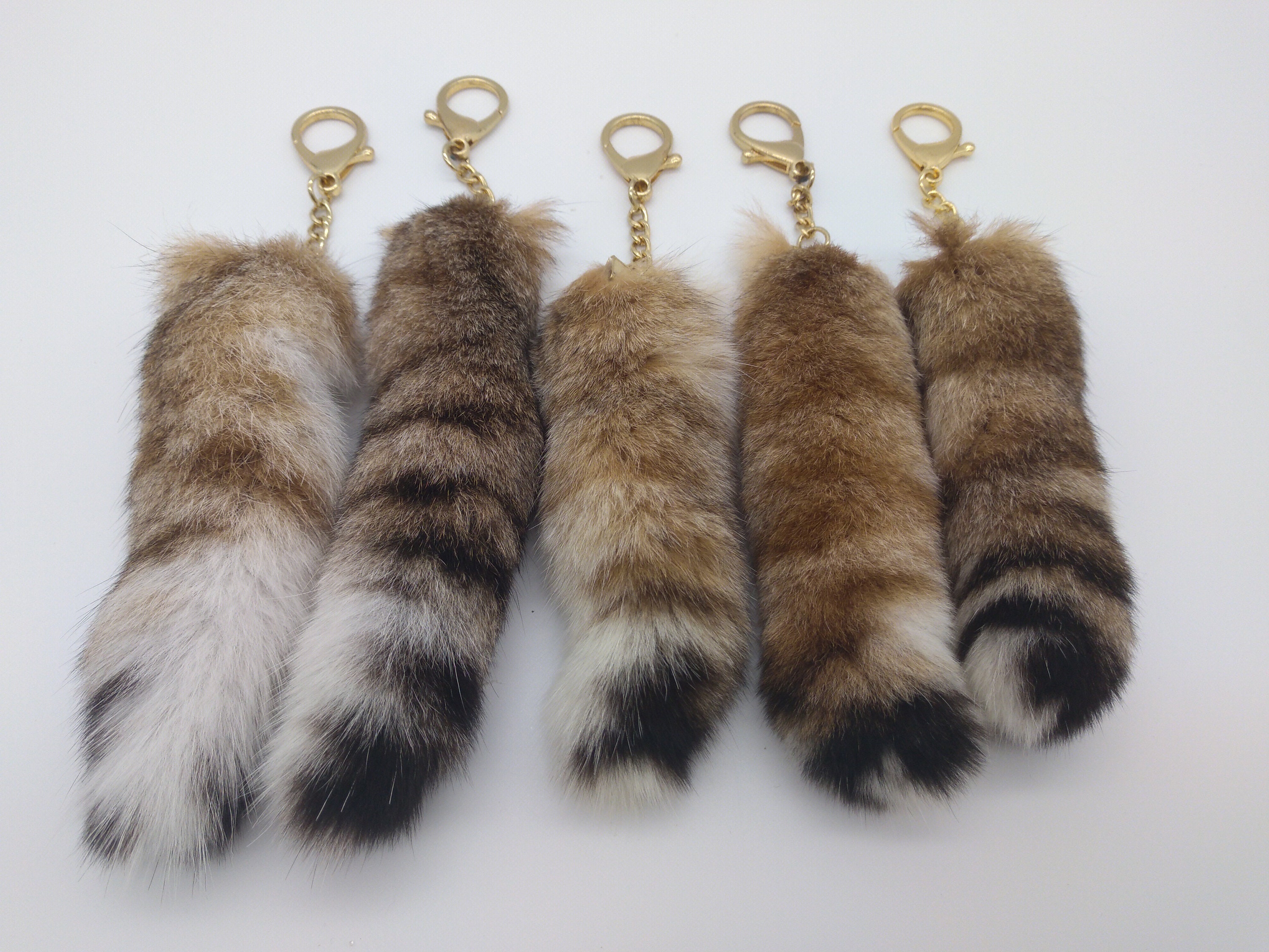 BESTOYARD 3pcs Tail Keychain Fur Key Ring Faux Fur Tail Keyrings Therian  Fur Keyring Bag Tassel Keyring Tassel Keychain Tail Key Ring Fox Fur Pom  Pom