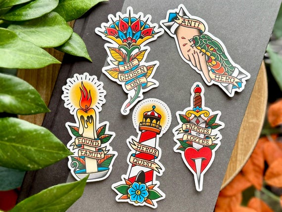 Book Trope Inspired - Matte Waterproof Vinyl Stickers