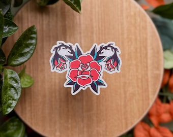 Reproductive Rose - 3" Matte Waterproof Vinyl Sticker