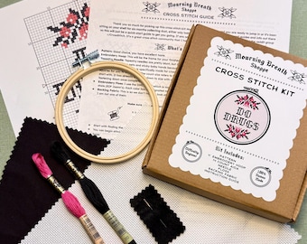 Do Dr*gs - DIY Cross Stitch Kit, Beginner Friendly, Funny Gift Ideas, Subversive Craft Kit
