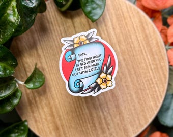 THE Note - 3" Matte Waterproof Vinyl Sticker