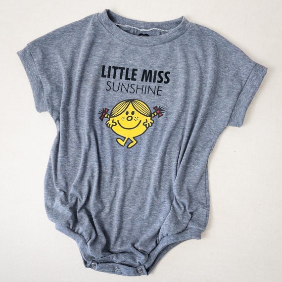 Girls Customizable Little Miss Trouble Bubble Romper Mr. Men - Etsy