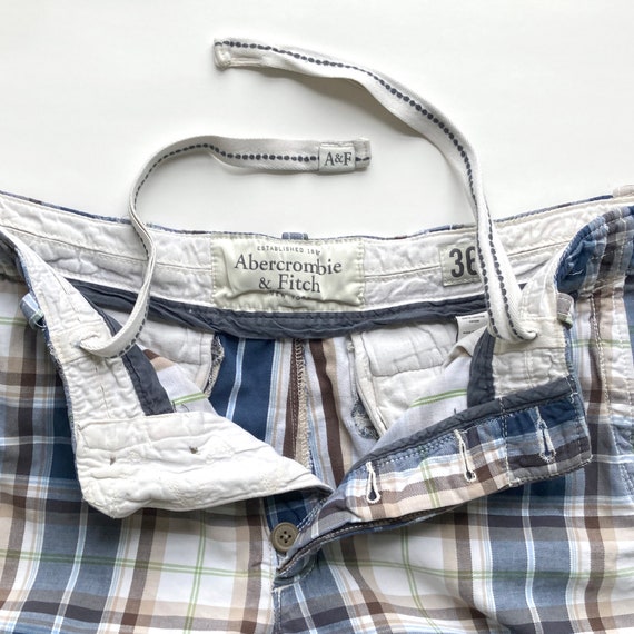 Abercrombie & Fitch Plaid Cotton Board Shorts - image 7