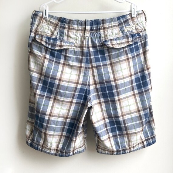 Abercrombie & Fitch Plaid Cotton Board Shorts - image 2