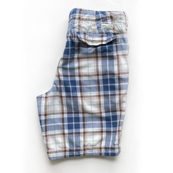 Abercrombie & Fitch Plaid Cotton Board Shorts - image 3
