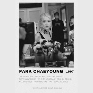 BlackPink Rosé Movie Poster Print