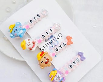 Horquillas para el cabello inspiradas en el K-pop para bebés