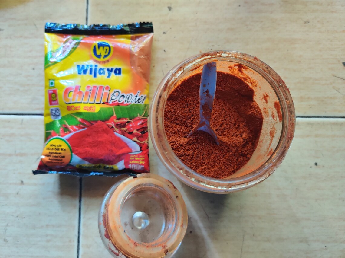 Ceylon Chili powder 100 organic natural herbal sri lanka best Etsy