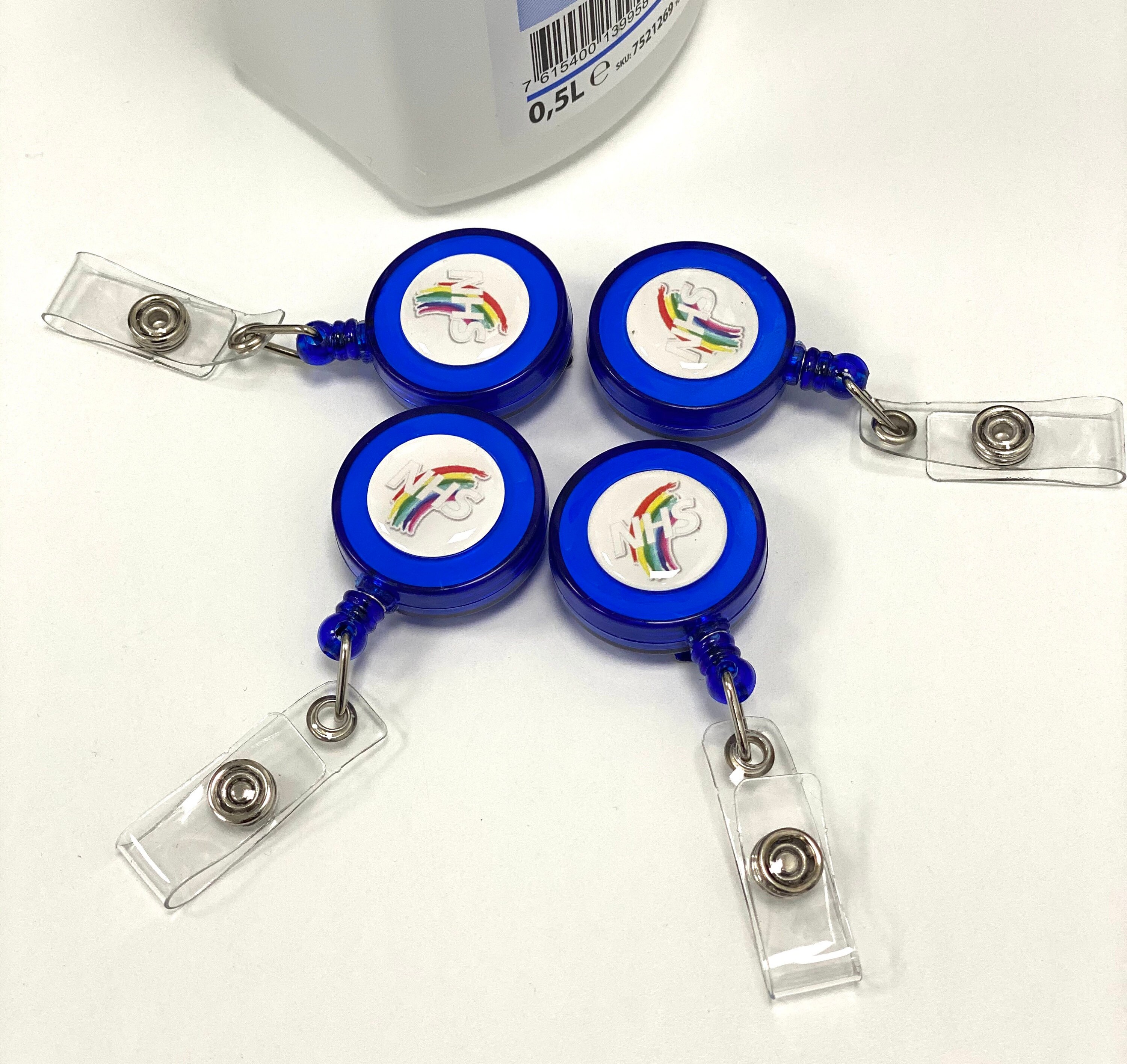 NHS Rainbow Retractable Badge Holder ID Badge Reel with NHS Etsy