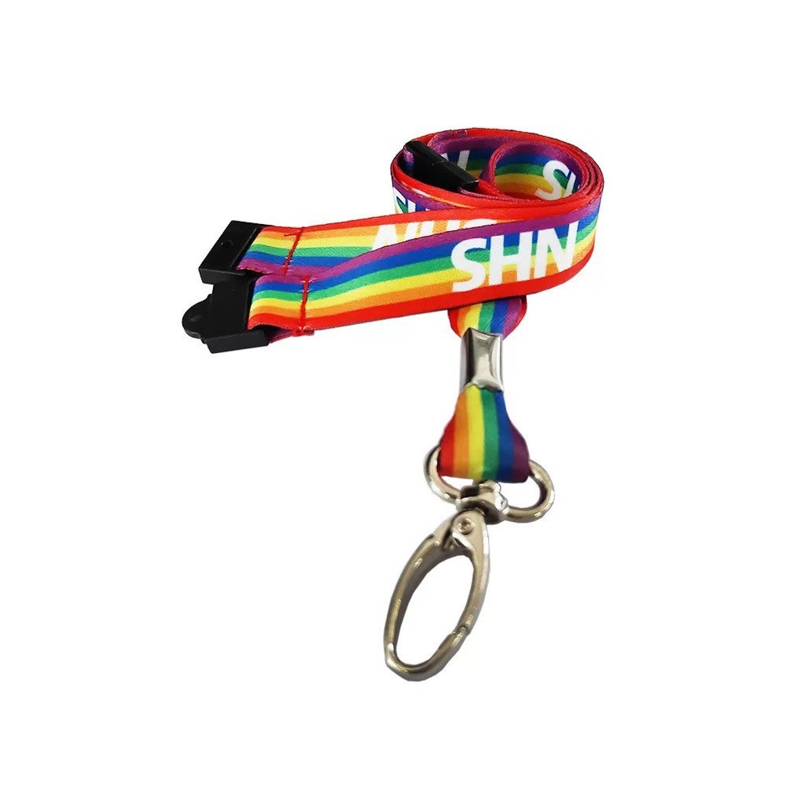 15mm NHS Rainbow Lanyards ID Badge Holder With Metal Hook Etsy
