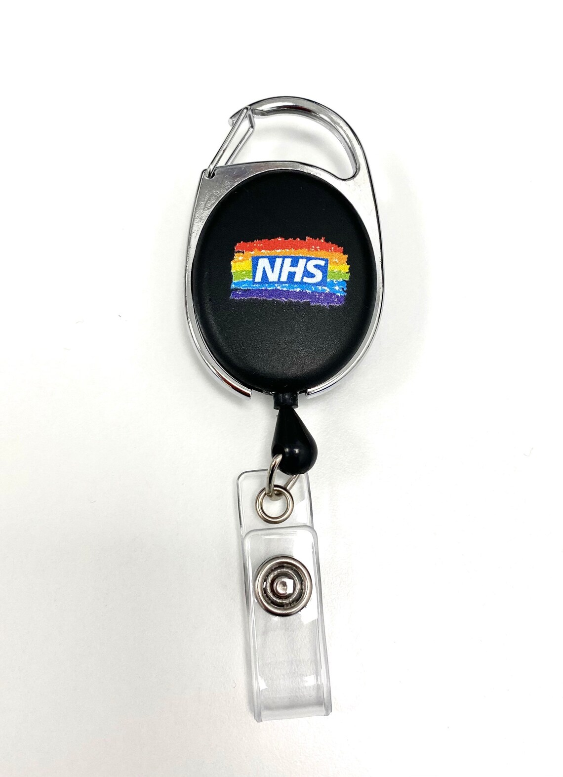 NHS Rainbow Carabiner Retractable ID Badge Holder Etsy