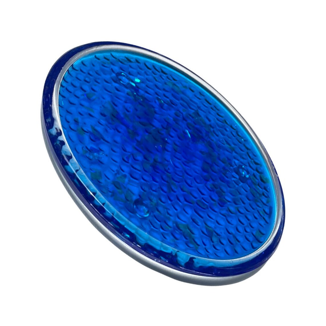 Sapphire Holographic Decorative Plate Glass Sapphire Plate Etsy