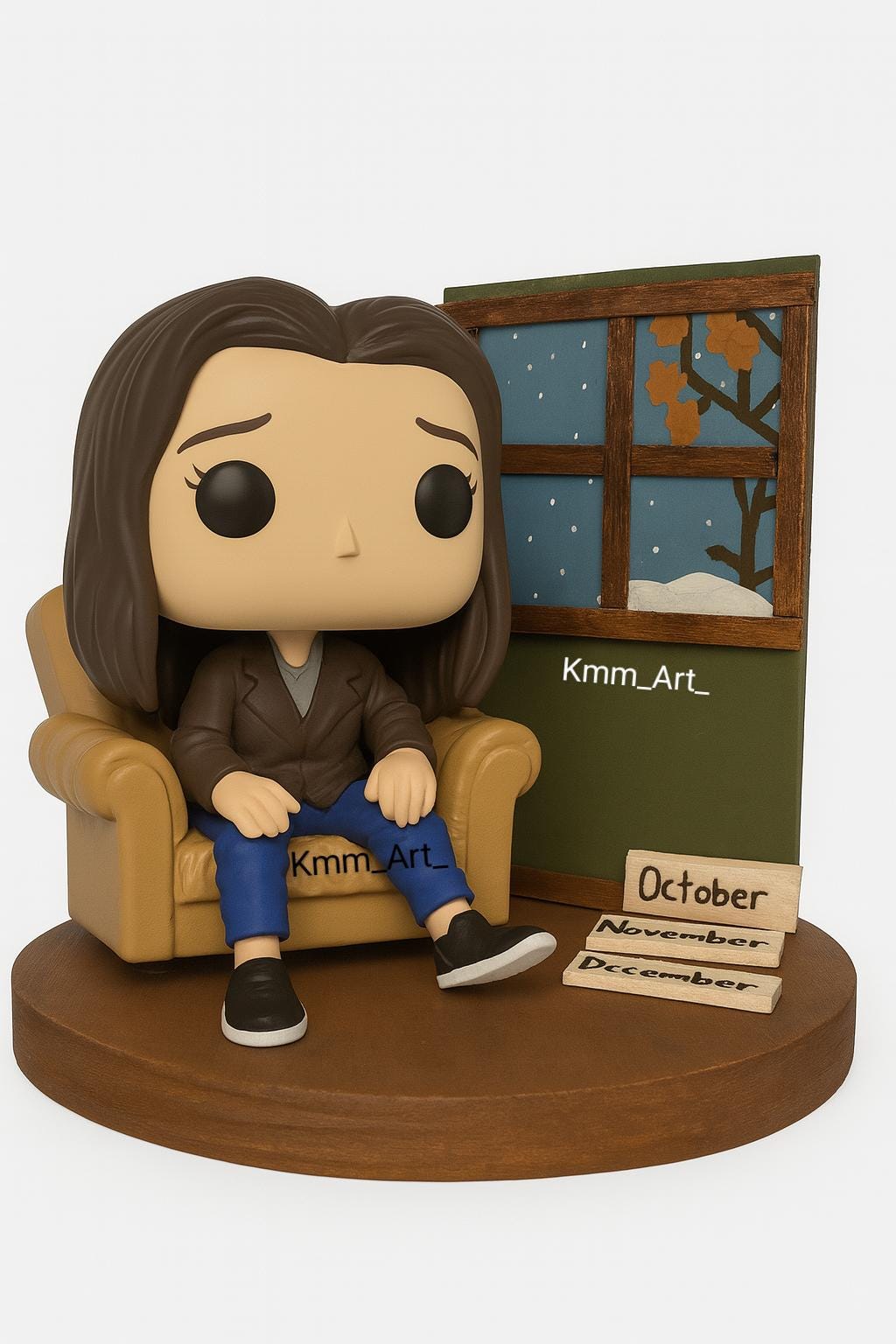 ベラ・スワン トワイライト・ニュームーン「四季を通じた憂鬱」カスタム・ファンコ・ジオラマ - Etsy 日本, image size:1024x1536