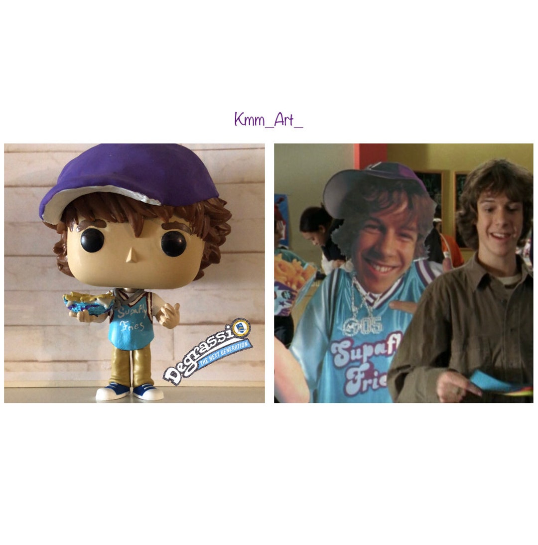 JT Yorke 'SupaFly Fries' デグラッシ カスタム ファンコ (フライドポテト付き) - Etsy 日本, image size:1080x1094