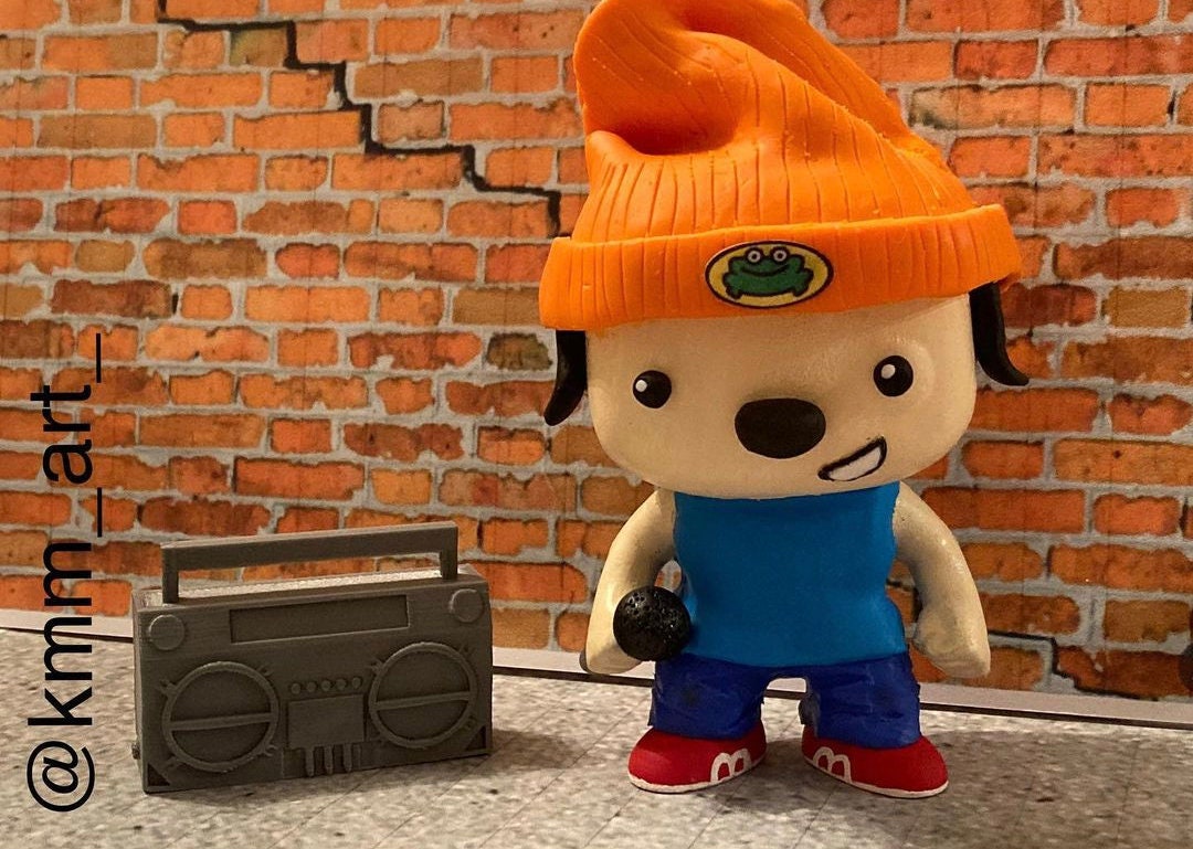 PaRappa The Rapper ほのぼのピクニック　タカラ PARAPPA THE RAPPER Sunny Funny HonoBono Picnic Action Toy