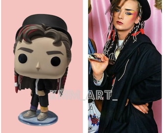 ボーイ・ジョージ、カルチャー・クラブ、人形、布人形 - Etsy 日本