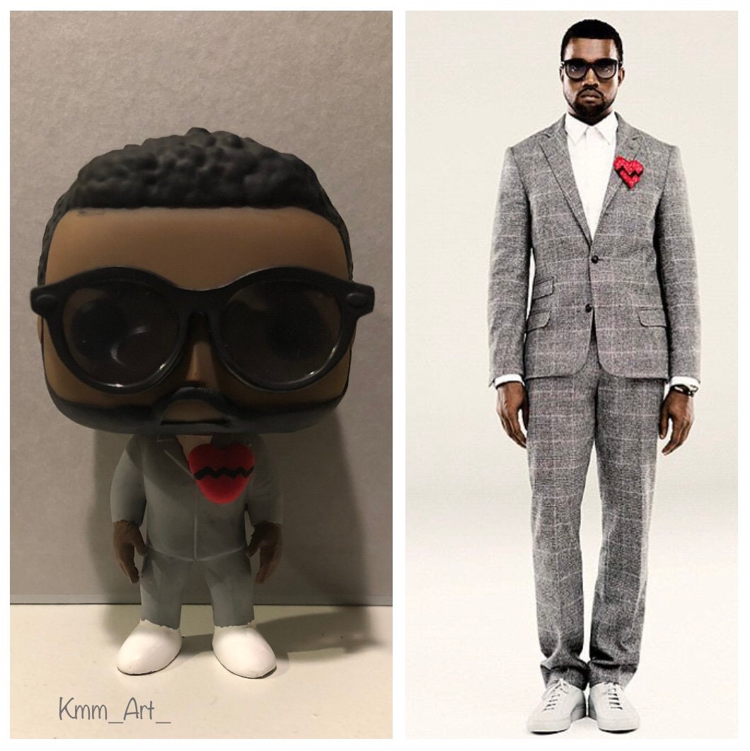 kanye west ３枚 Kanye West 808s & Heartbreak Custom Funko - Etsy