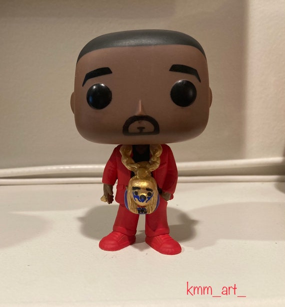 Centrum guitar Ny mening Kanye West Funko With Horus Chain and Pyramid Rings - Etsy