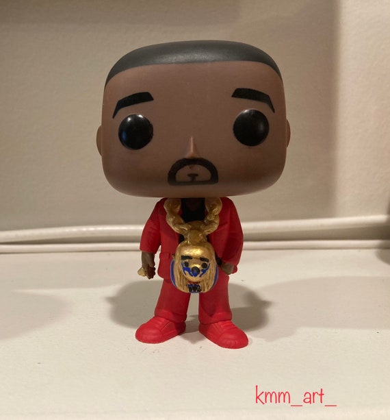 Kanye West Funko With Horus Chain and Pyramid Rings - Etsy