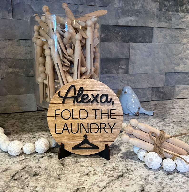 Laundry Room Tiered Tray Laundry Room Decor Laundry Room Etsy