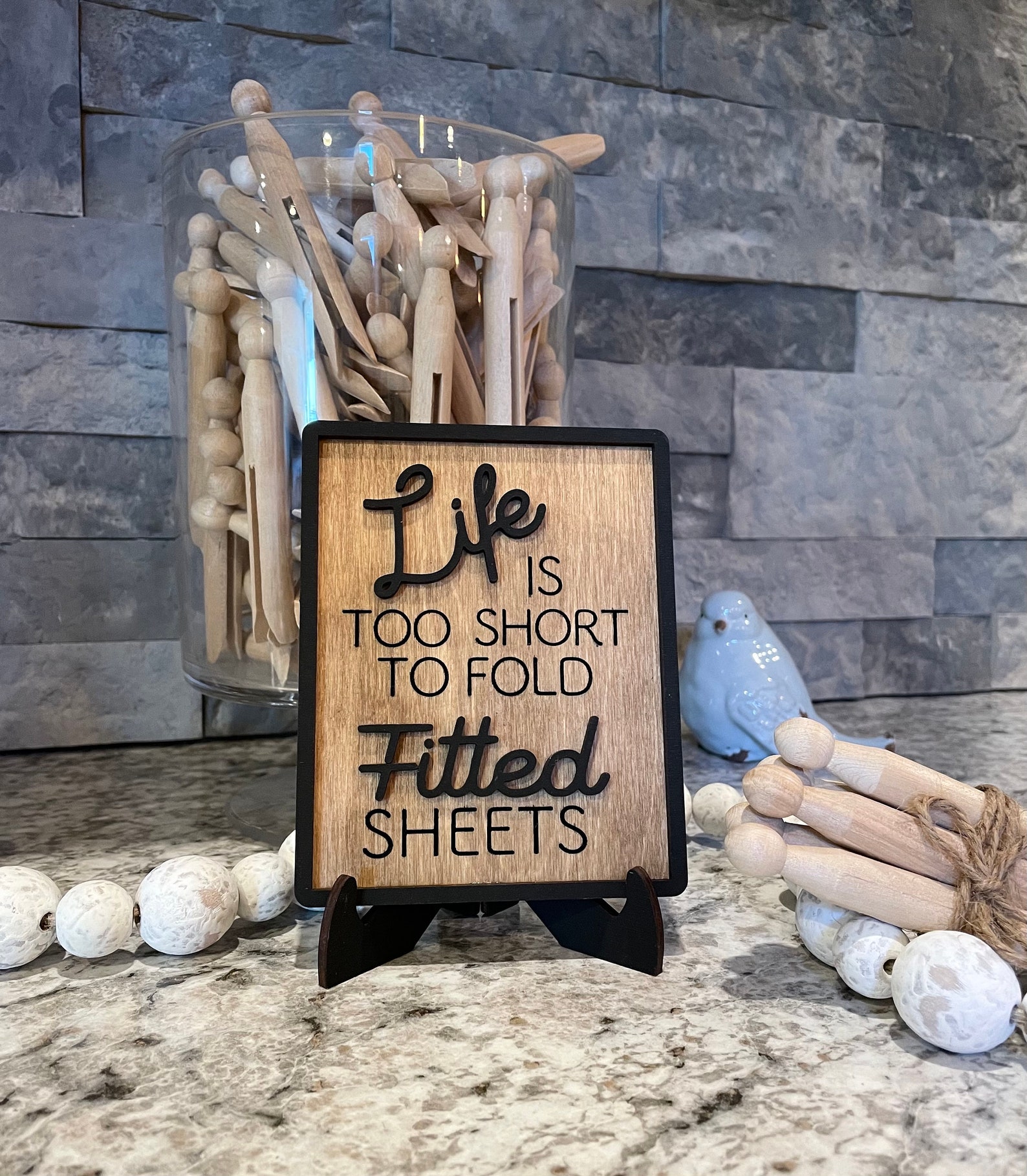 Laundry Room Tiered Tray Laundry Room Decor Laundry Room Etsy