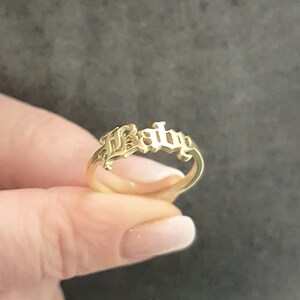 Name Ring , Personalized Rings , Name Jewelry , Stackable Name Rings , Stack Rings, Ring With Name , Custom Rings for women , Custom Name