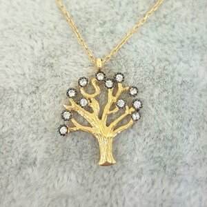 14K Real Solid Gold Tree of Life Pendant Necklace for Women , Tree of Life Pendant , Gift for Mothers , Gift for Her , Tree of Life Jewelry