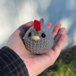 Chicken Plushie- Handmade Crochet Chicken
