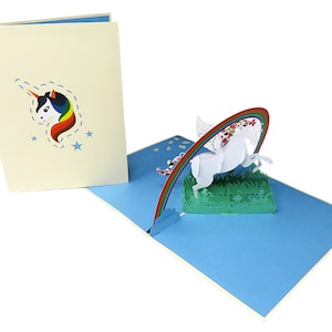 Unicorn under a Rainbow