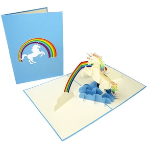 Unicorn Jumping Over the Rainbow