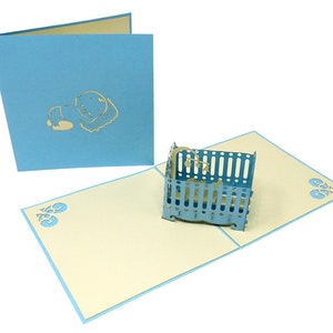 Culla blu per bambini
