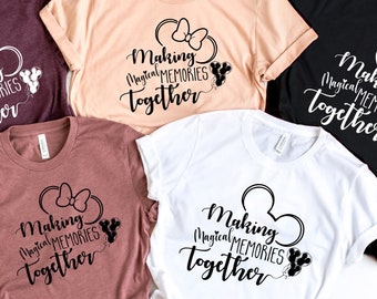 Magical Memories shirt, Family Disneyworld Shirts, Disneyland shirts, Family Disneyland Shirts 2025, Disneyland Group Shirt, Unisex tee