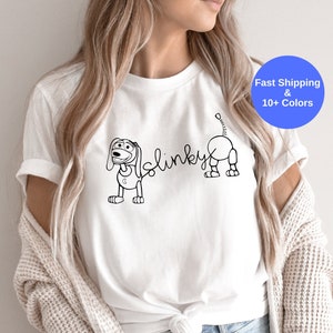 Slinky Dog Toy Story T-shirt for Adult and Kids,Disney Slinky Dog Shirt, Disney Family Shirt, Disney Slinky Shirt, Slinky Disneyland T-shirt