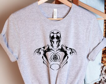 Camiseta Iron Man Pared Femenino Camiseta Iron Man Pared Femenino
