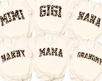 Spooky Season Mom Life Halloween Shirt, Custom Nana Gigi Mimi Tee