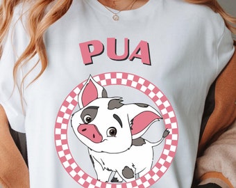 Disney Moana Pua Pig Shirt, Cartoon Character Tee