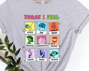 Inside Out 2 Shirt: Emotions Tee, Joy, Sadness, Anger