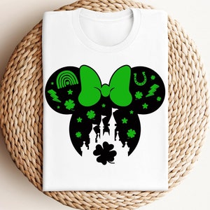 Magic Kingdom Irish St Patrick&#39;s Day Shirt, Minnie Patrick Shirt, Happy Saint Patrick&#39;s Day, Shamrock Minnie Tee, Disney Patricks Trip
