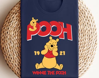 Disney Winnie The Pooh 1921 Shirt, Disney Pooh Tee, Pooh Bear Shirt, Classic Pooh Bear Family Shirt, Disney Trip Vacation, Pooh Shirt Women