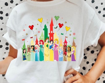 Princess Castle Shirt, Disneyland Princess Shirts, Magical Castle Shirt,  Disney Princesses Squad, Disney Character, Disney Castle Trip