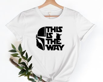 This is the Way Mandalorian Shirt, Disney Costume Tee