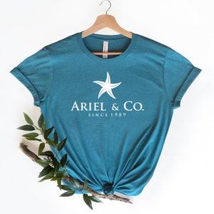 Ariel and Co. T-shirt,The Little Mermaid Shirt, Princess Shirt, Women Shirt, Disneyland Shirt,Disney Shirts for Women,Ariel Tee, Tanks Top