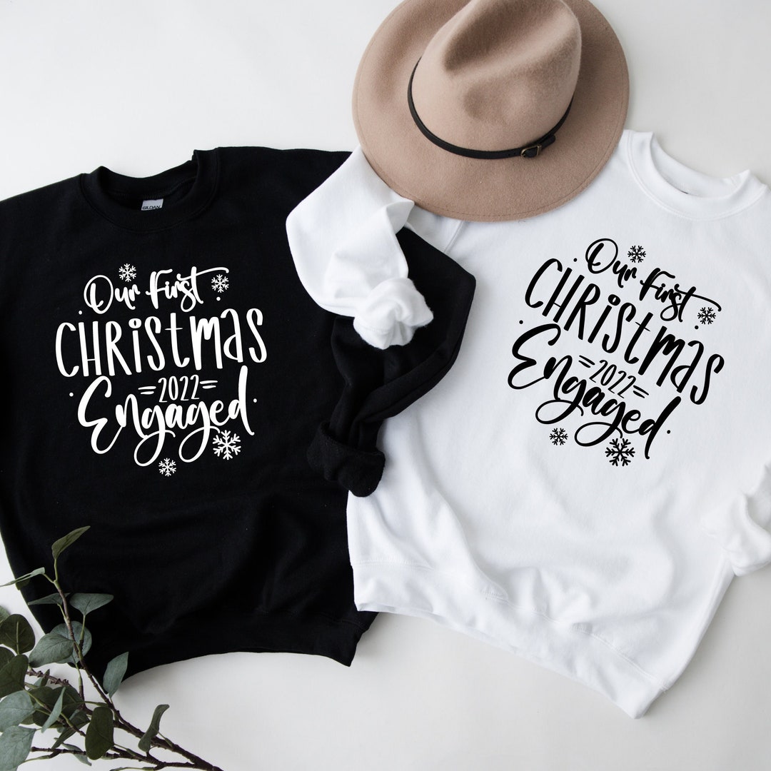 Frst Chrstmas Marred Couples Personalzed Sweatshrts, Matchng