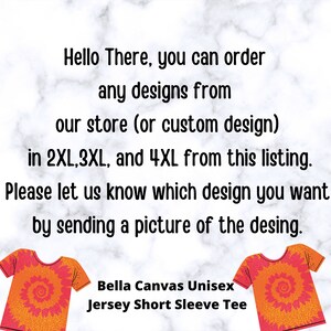 Oversized Tshirt, 2XL 3XL 4XL Custom Plus size T-shirts,Custom Tee,Custom shirt for plus sizes,Custom order for shirt,Plus size shirt unisex image 2