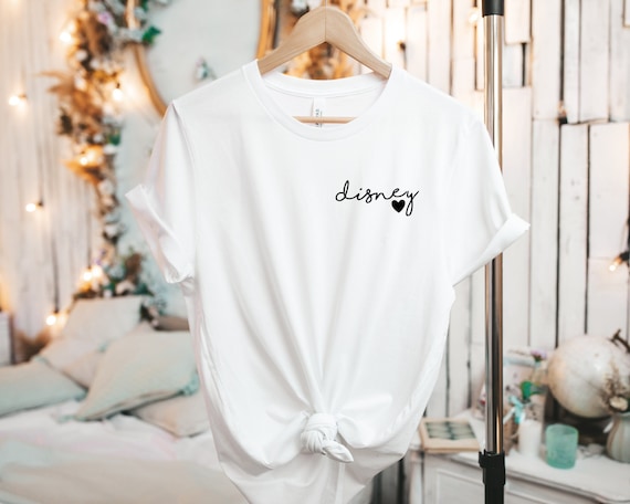 Pocket Disney Shirt, Disneyland T-shirt, Bella Canvas Unisex
