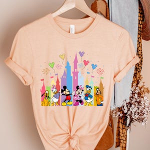 a t - shirt with mickey mouse and friends on it